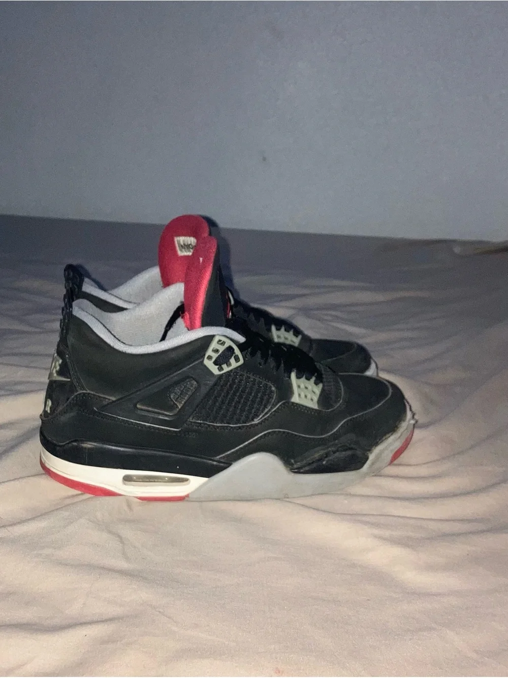 Jordan Black and Red Bred Jordan 4’s